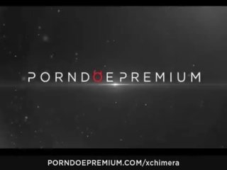 Xchimera - katy róża nosi pończochy w wielki fetysz brudne wideo sesja